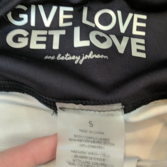 Betsey Johnson Floral Cut Out Leggings Small - Picture 4 of 7